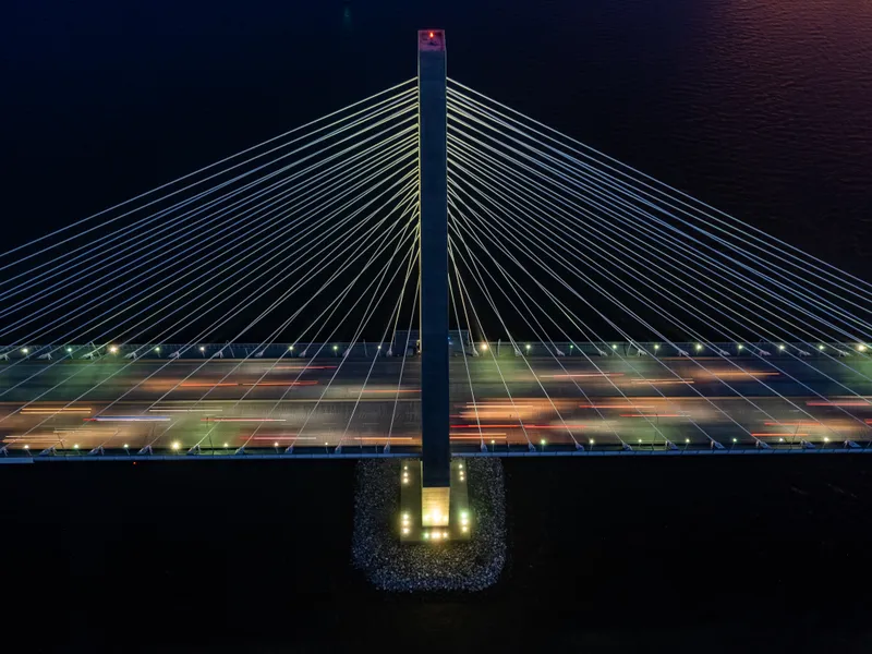 Aerial view of Charleston, South Carolina